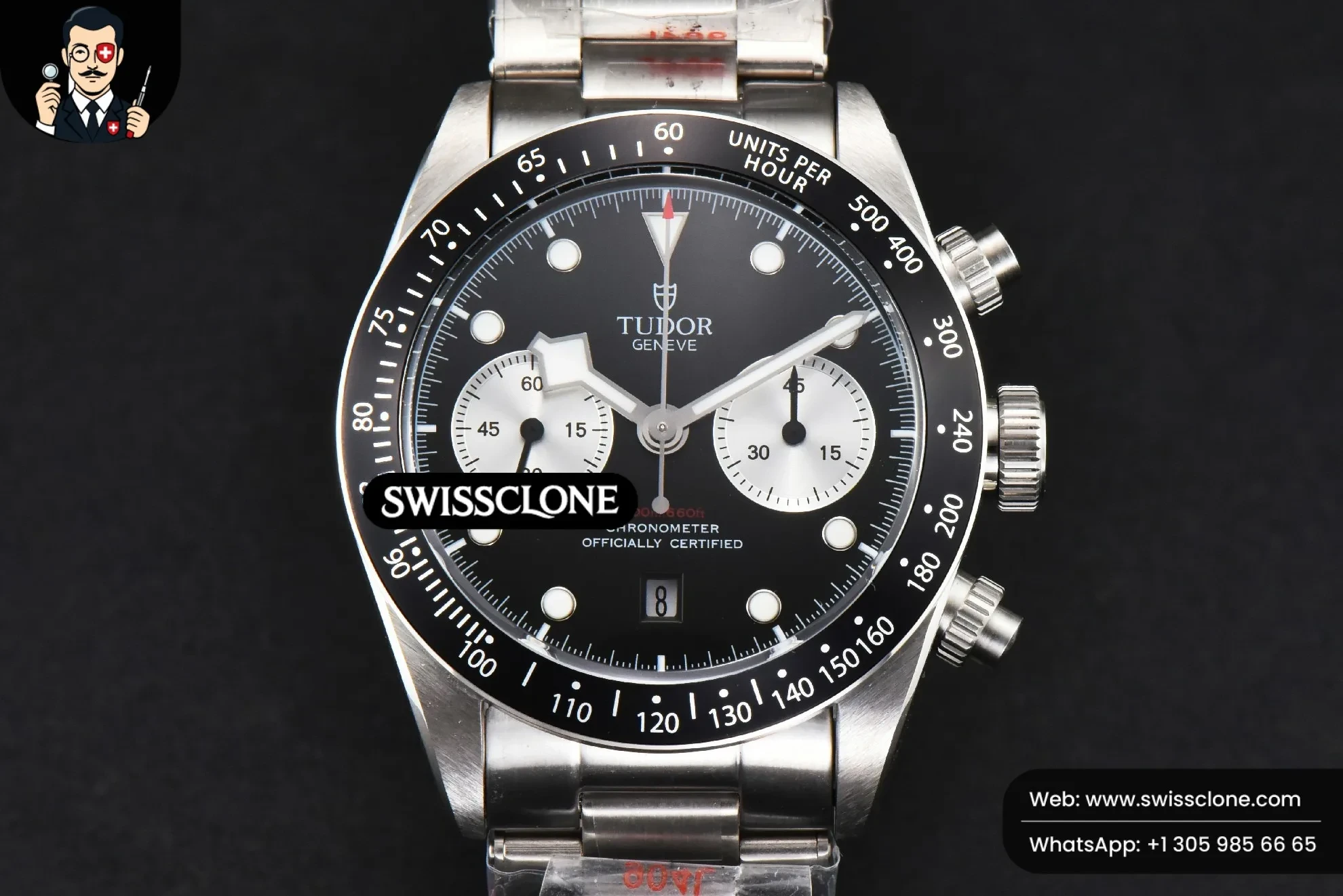 Tudor Black Bay Chrono 41mm TWSF Black Dial
