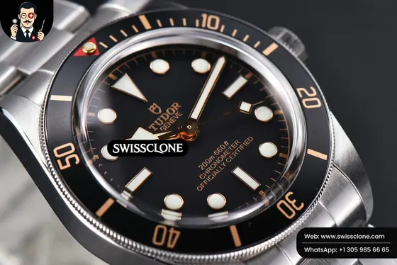 Tudor Black Bay Fifty Eight 39mm Black Dial Swiss Clone - View 3
