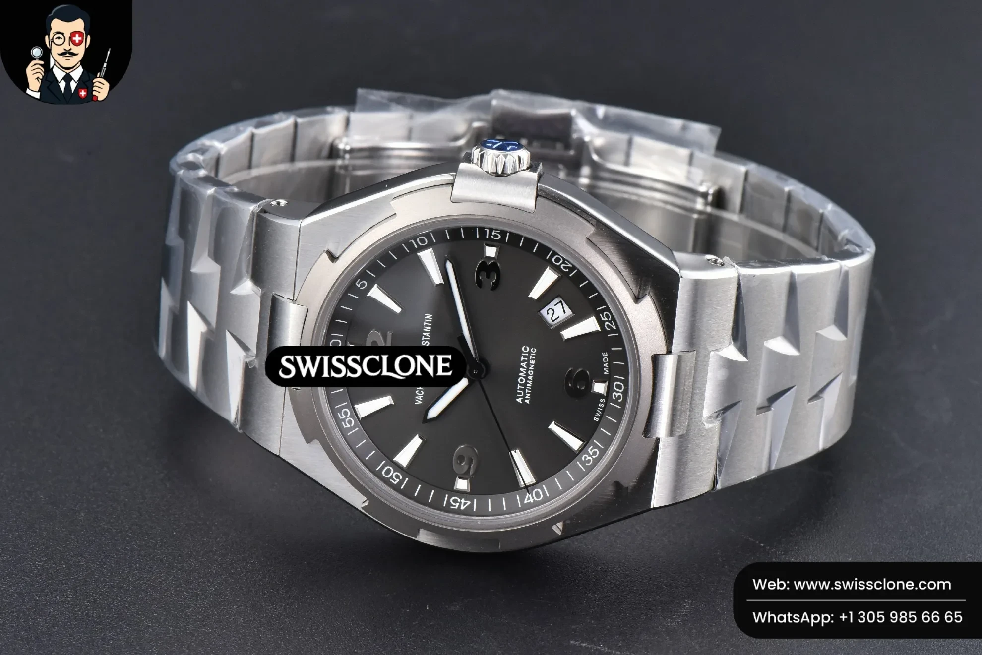 Vacheron Constantin Overseas 47040 42mm Gray Dial 1:1 Super Clone - On-Wrist Presence View