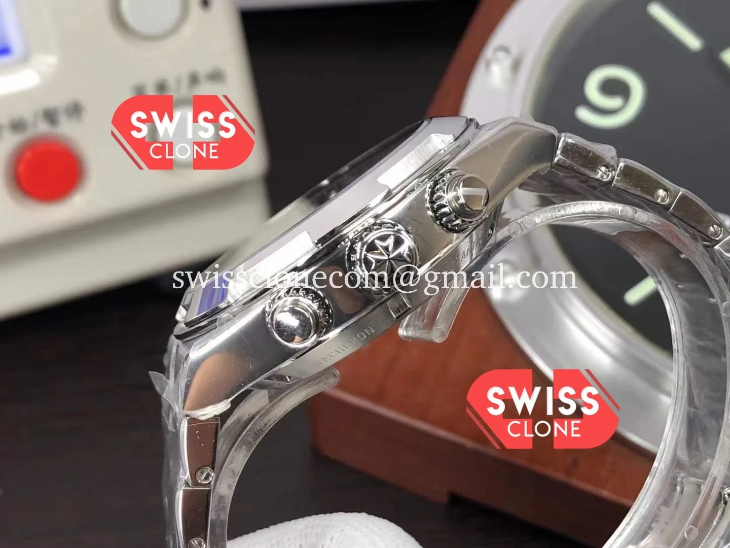Vacheron Constantin Overseas Chronograph 1:1 Super Clone - Lateral Case Thickness Profile