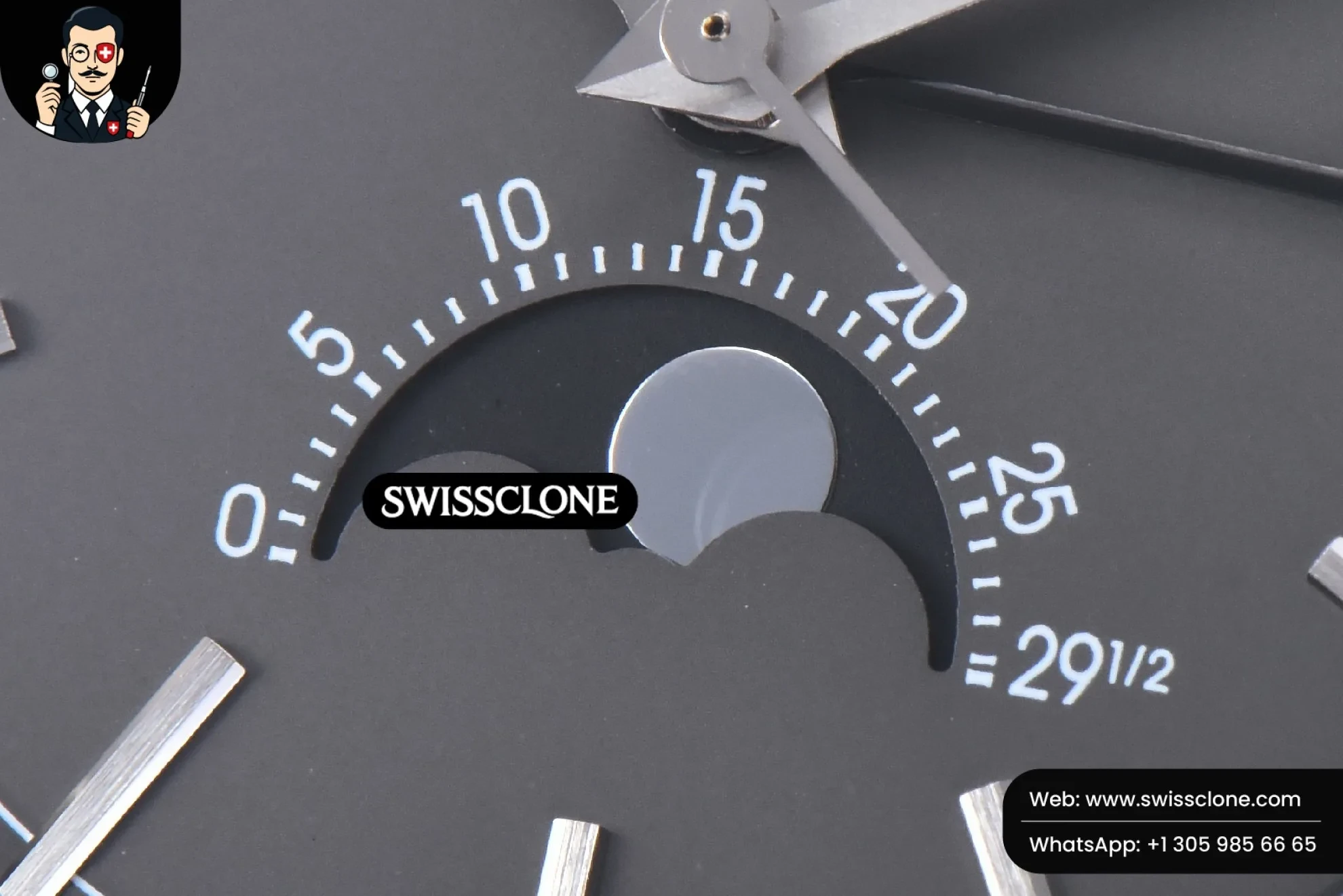 Vacheron Constantin Traditionnelle 4010T MXF 41mm Gray Dial Black Leather A2460QCL Swiss Clone - View 3