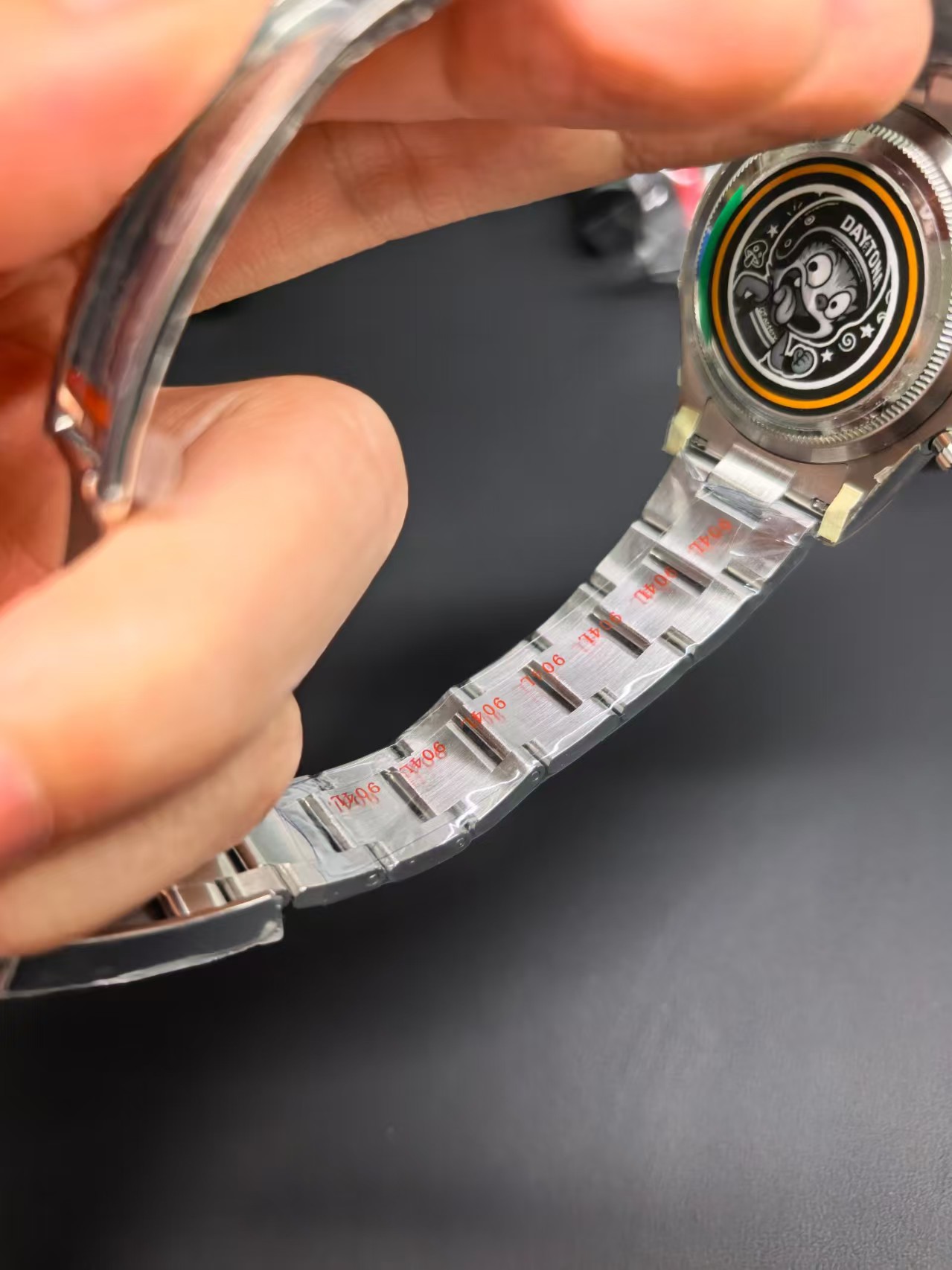 Rolex Daytona 4131 Free Sprung Case Back Side-by-Side Comparison