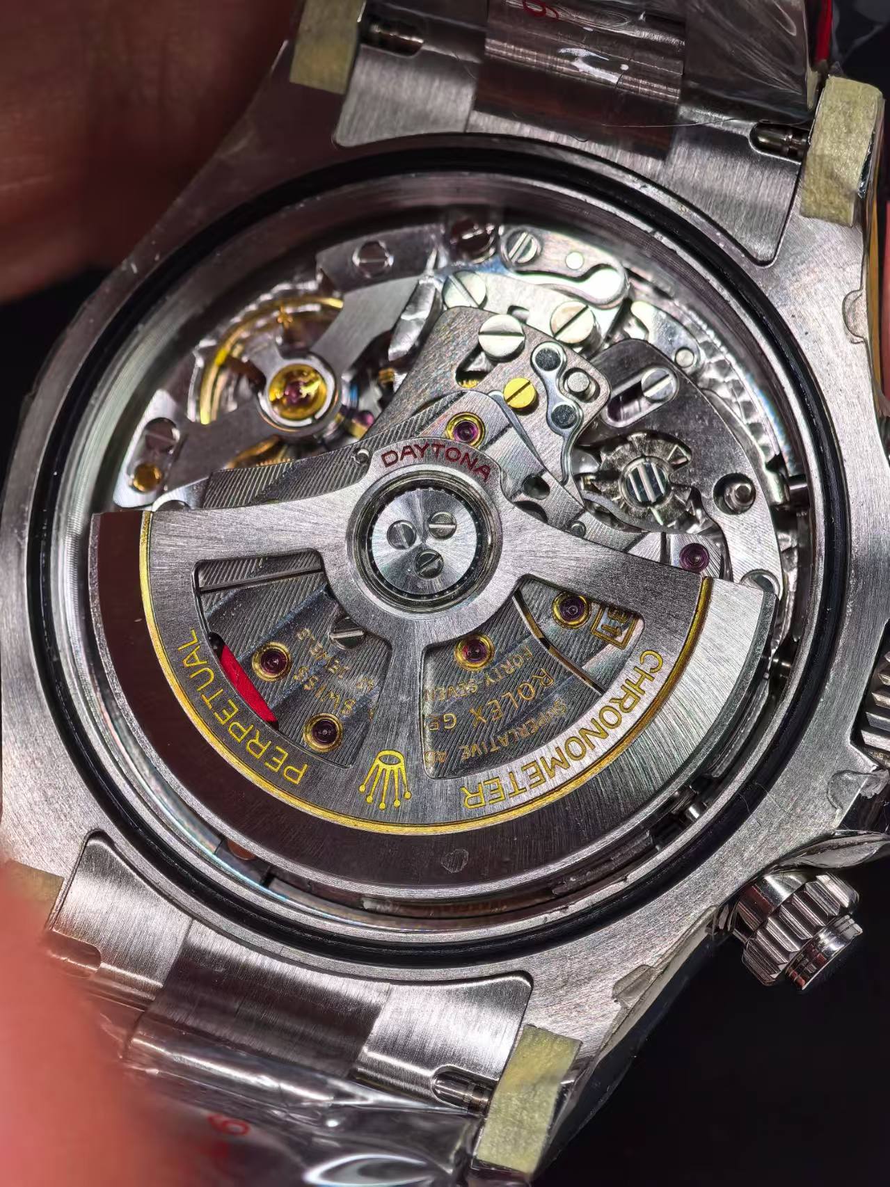Rolex Daytona 4131 Free Sprung Movement 3 Movement & Case Macro