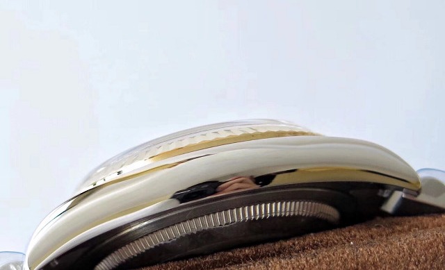 Rolex Datejust 904L Stainless Steel Case Macro Inspection