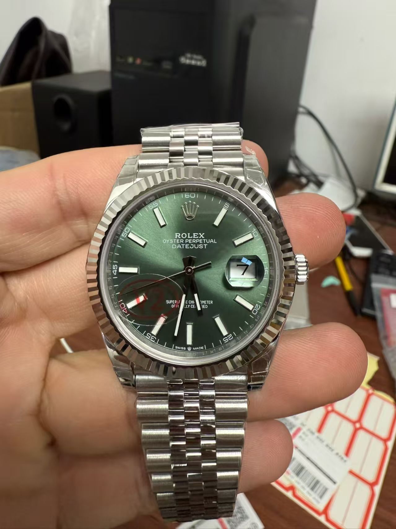 Rolex Datejust 41 (Ref. 126334) Super Clone Shootout: Clean Factory vs VSF Wimbledon & Mint Green — Vs Datejust V2 Green Side-by-Side Comparison