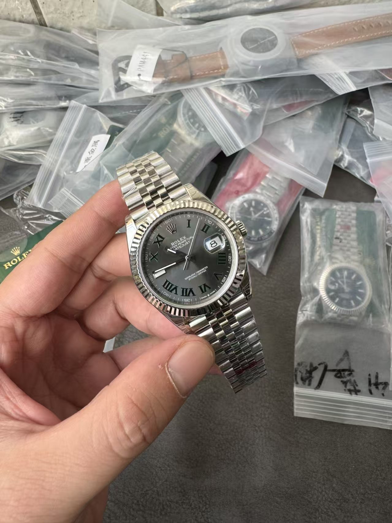 Rolex Datejust 41 (Ref. 126334) Super Clone Shootout: Clean Factory vs VSF Wimbledon & Mint Green — Vs Datejust V2 Green Rome Macro Inspection
