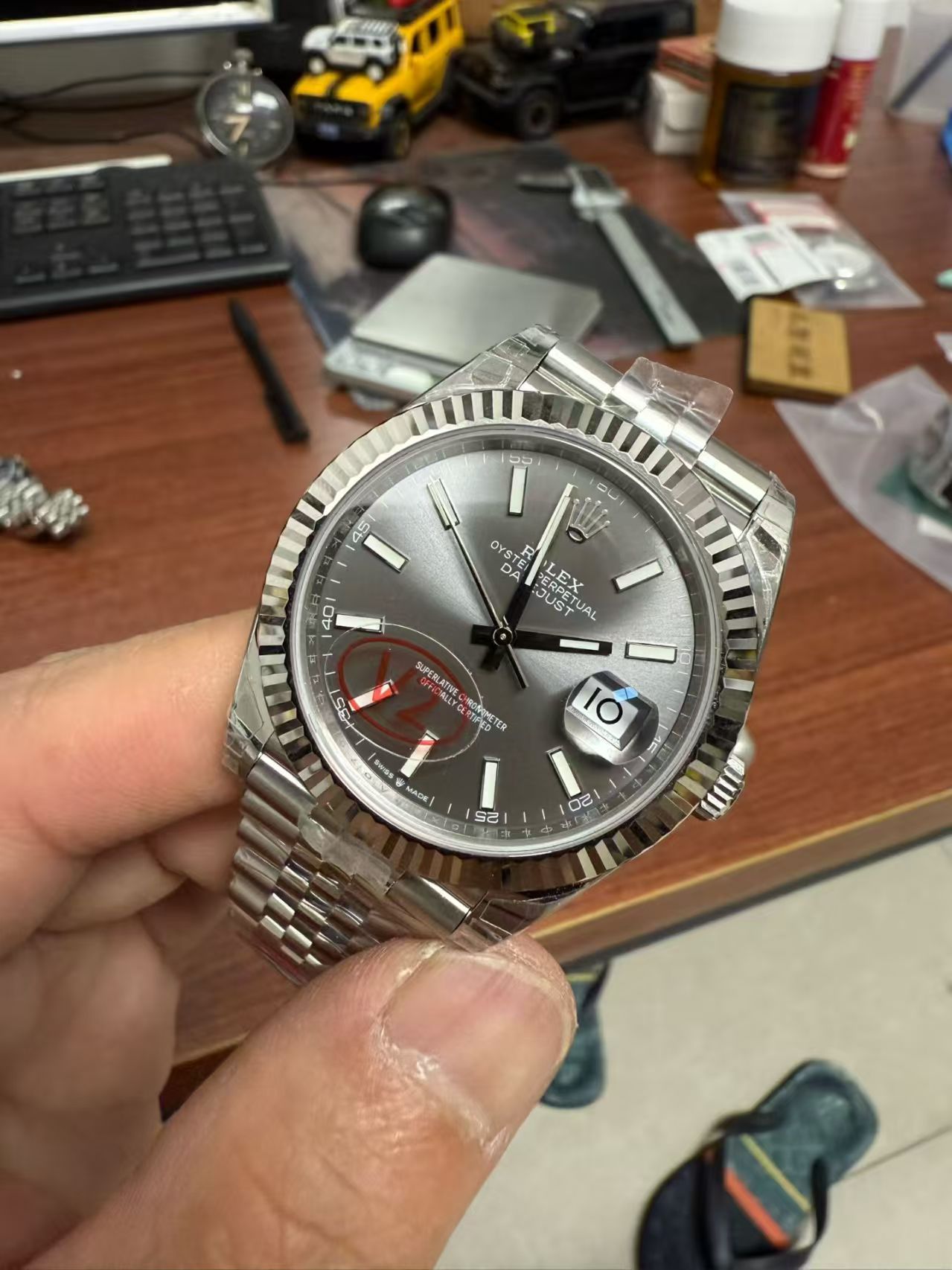 Rolex Datejust 41 (Ref. 126334) Super Clone Shootout: Clean Factory vs VSF Wimbledon & Mint Green — Vs Datejust V2 Gray Movement & Case Macro