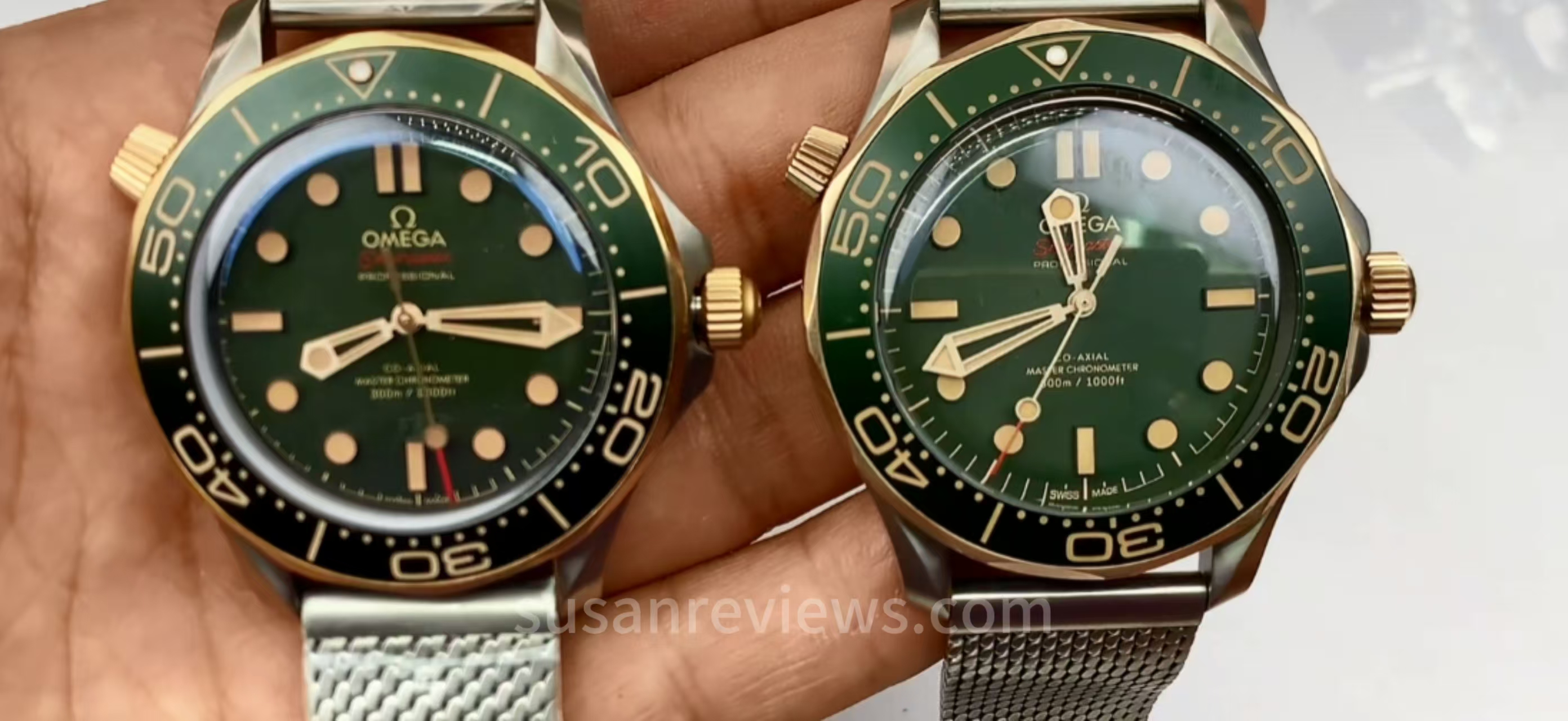 Omega Seamaster Diver 300M Super Clone Review: VSF Co-Axial 8800 Ceramic Wave & NTTD 007 Titanium (2026)