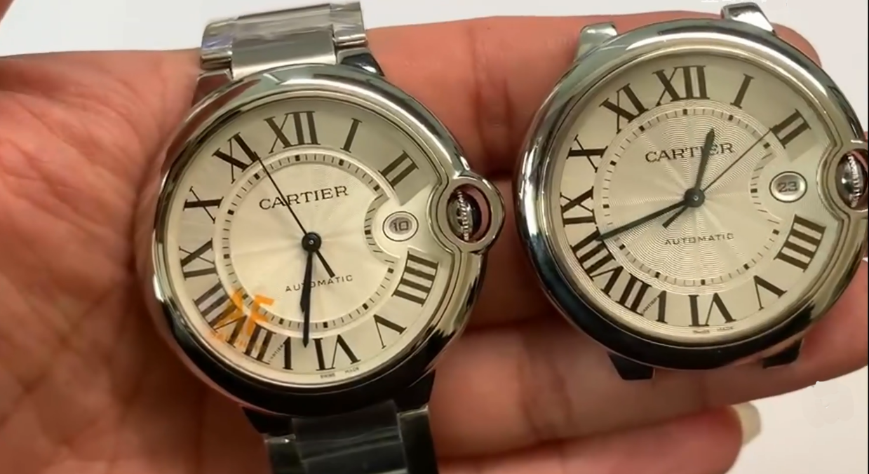 Cartier Super Clone Collector Guide: AF & BVF Ballon Bleu, Tank Must & Panthère de Cartier 1:1 Review — Ballon Bleu Patterns Comparison Side-by-Side Comparison