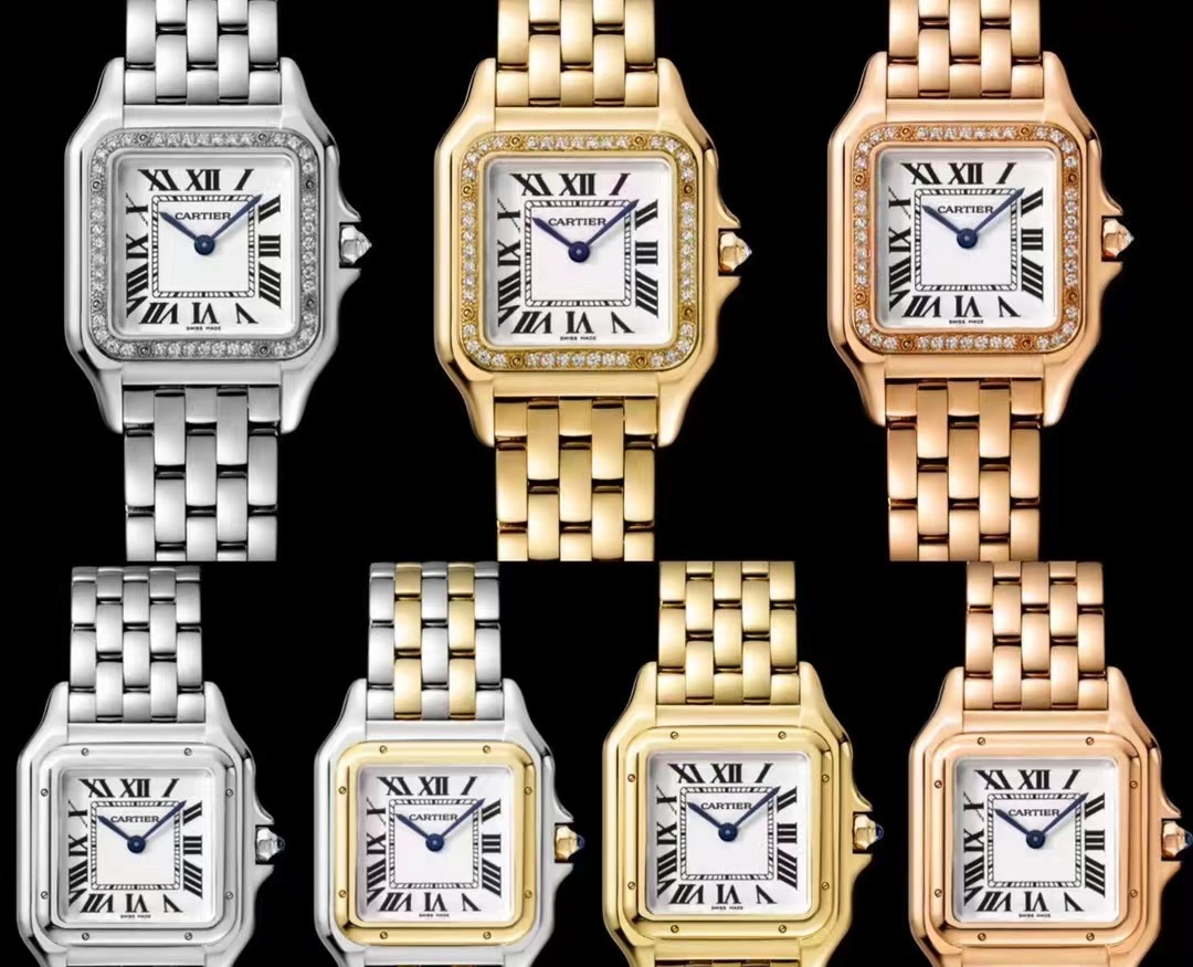 Cartier Super Clone Collector Guide: AF & BVF Ballon Bleu, Tank Must & Panthère de Cartier 1:1 Review — Cartier Panthere Movement & Case Macro