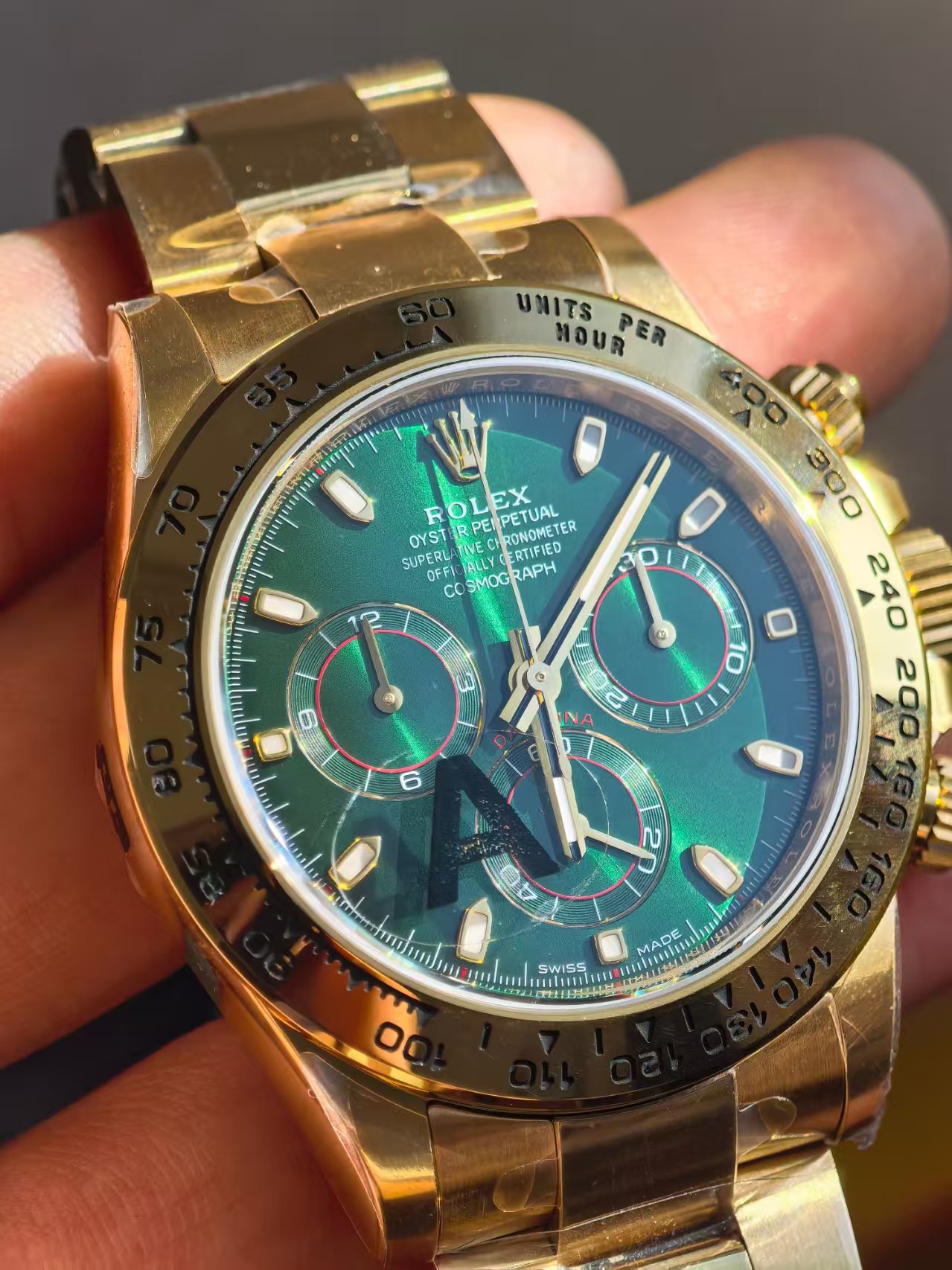 Buying 1:1 Super Clone Watches in the USA — Vsf Daytona Green Dial 3 Macro Inspection