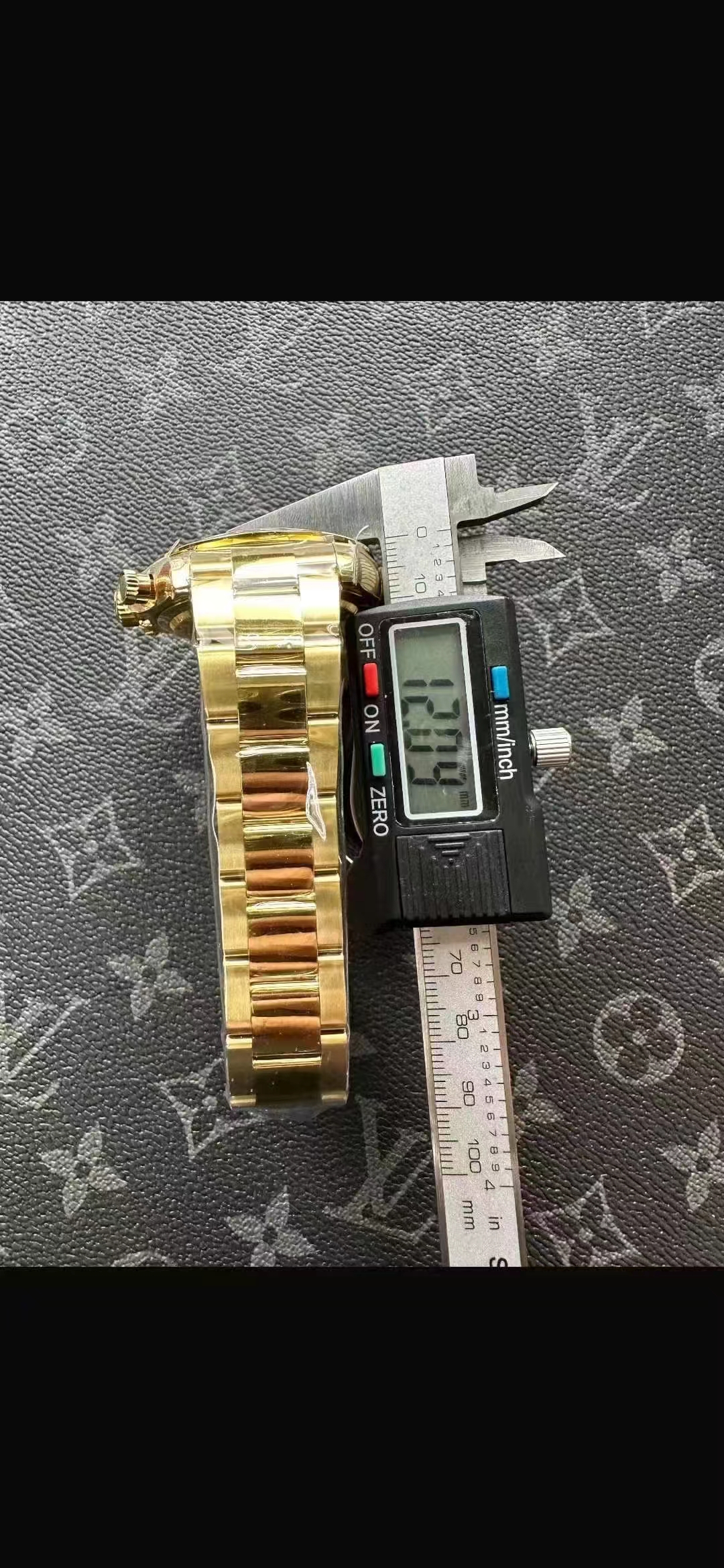 Rolex Daytona 126500LN (DD4131) vs 116500LN (DD4130) Super Clone Comparison: Clean Factory vs VSF vs BTF — Gold Daytona Case Thickness Macro Inspection