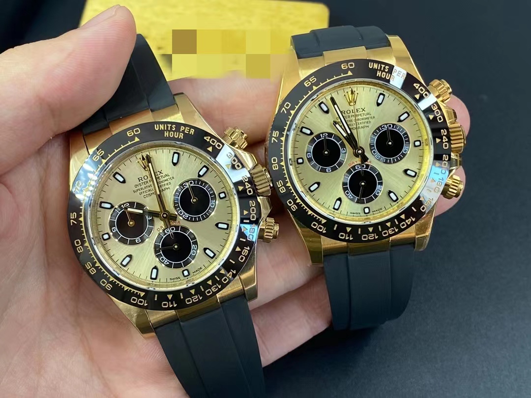2026 Master Super Clone Watch Reference Number Directory: Rolex, Patek Philippe, Audemars Piguet & Omega — Gold Daytona Comparison Bt Vs Clean 2 Side-by-Side Comparison